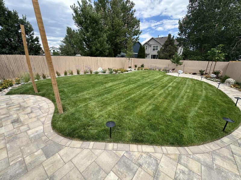 Legacy Landscaping lawn care project