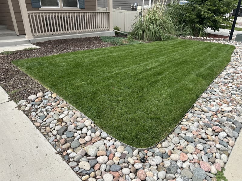 Legacy Landscaping lawn care project